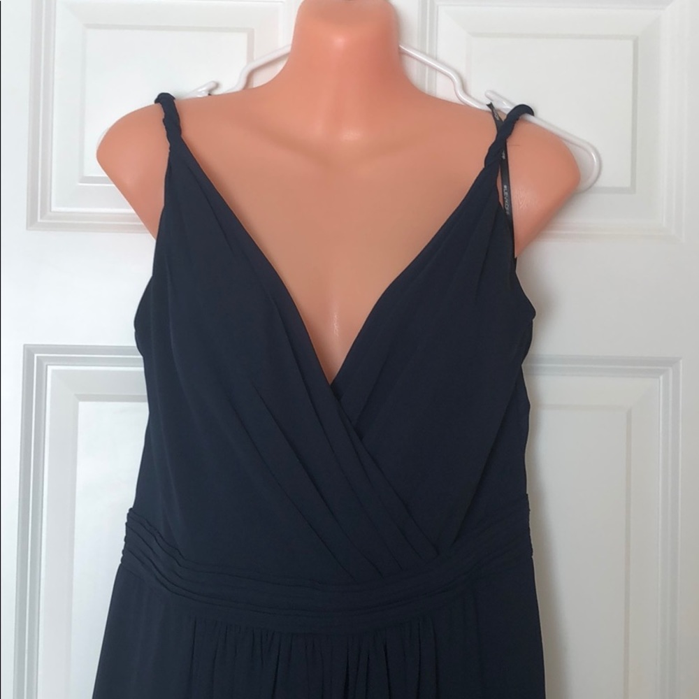NAVY unaltered Bill Levkoff Surplice Neck RN 82955
